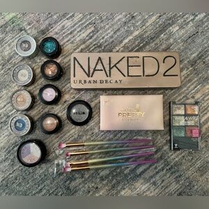 Eyeshadow bundle: Urban Decay, Mac, IT cosmetics, Vincent Longo, Stilla